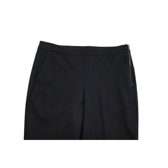 Kit and Ace Womens Size US8 Black Slim Fit Trouser Tapered Side-Zip Wool Pant - Picture 7 of 7